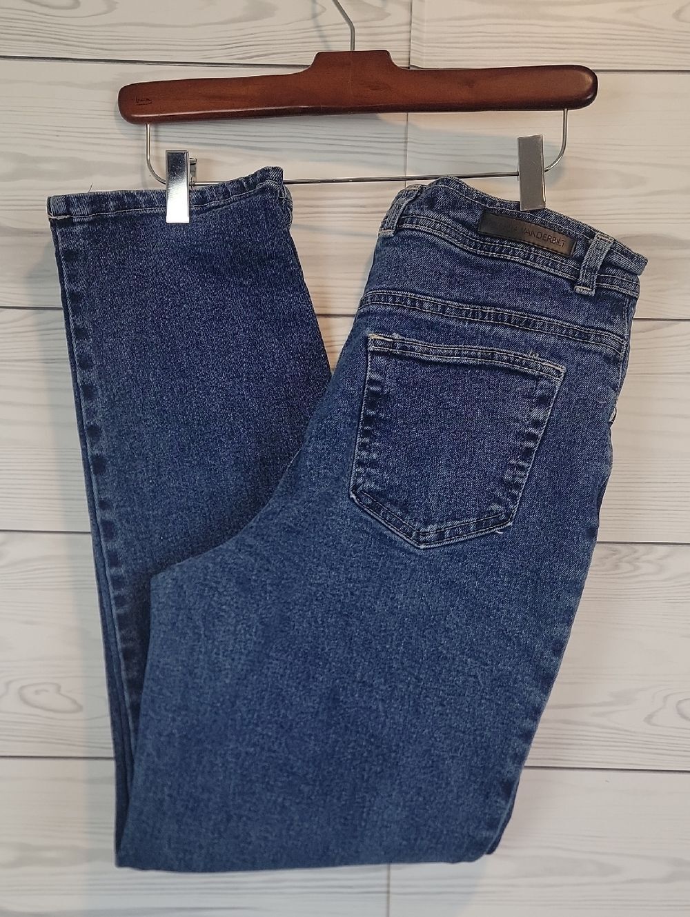 Gloria Vanderbilt Vintage Red Tag Straight-Leg Women's Blue Jeans Size 12S